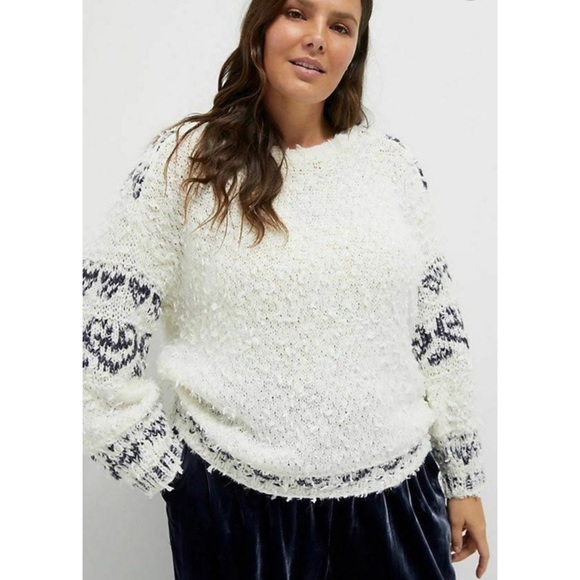 Anthropologie Pilcro Petra Feathered Sweater - NWT - XL - Picture 2 of 14